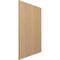 Ekena Millwork 94H x 3/8T Adjustable Wood Slat Wall Panel Kit w/ 3W Slats, Maple contains 15 Slats SWW60X94X0375MA - alternate 4